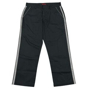 Tesla Work Pants Men's 38x30 Black Reflective Employee‎ Official Cotton Uniform